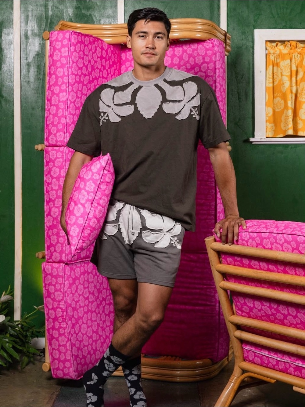 NWT Rocket Ahuna Koki'o Shirt - Size L